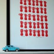 Bright Red Moka Express print - edition of 50