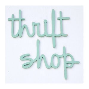 Image of Thrift shop sign