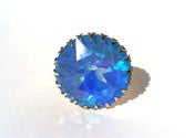 Image of Neon Sky Blue Hyper Glam ring