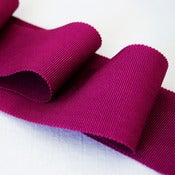 Image of Petersham Ribbon by the yard | Plum