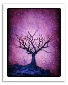 Image of 8x10" Paper Print - Solo Series - Dormant Tree 2 - Purple