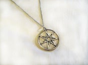 Image of HEPTAGRAM Dark Silver Necklace