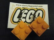 Image of Lego Brick Ear-rings 
