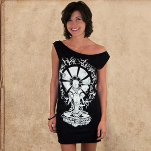 Image of Siddhartha dress - discharge inks - girls - restocked