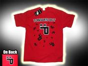 Image of Tongues Out Twisted Red Tee