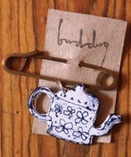 Image of Sketched Teapot Pin