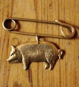 Image of Brass Pig Pin
