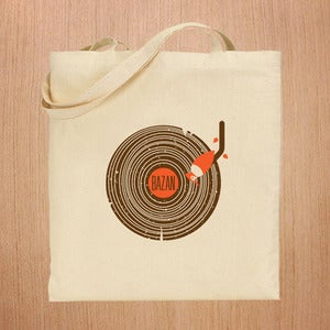 Image of Bazan: Record Tote Bag