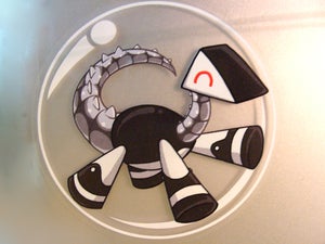 Image of Rex-in-a-Ball Sticker
