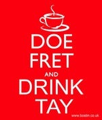 Image of Doe fret and Drink Tay - Poster and Mug