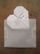 Image of Origami Heart Birthday Card