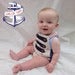 Image of 'drop anchor' rompers shipshape