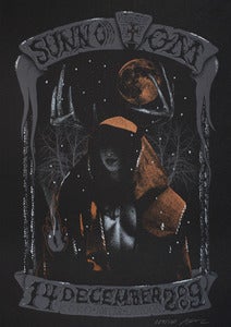 Image of Sunn O))) & Om - London 2009 - Silkscreen Poster