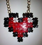Image of PIXEL HEART NECKLACE