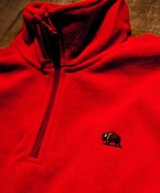 Image of Robert F Scott Fitted Fleece Jacket - Regal Red