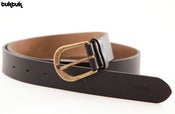 Image of Black 'Regular' Leather Belt