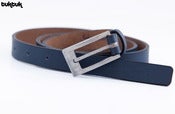 Image of Ash Blue 'Slim Jim' Leather Belt