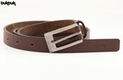 Image of Brown 'Slim Jim' Leather Belt