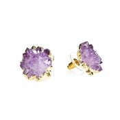 Image of Amethyst Stud Earrings