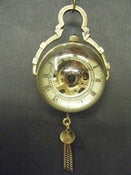 Image of Antique Globe Watch Necklace.