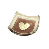 Image of Dusky Pink Earring Dish (6cm)