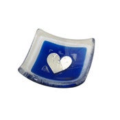 Image of Dk Blue Earring Dish (6cm)