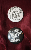Image of Bobby Joe Ebola 1 1/2" Pinback Buttons