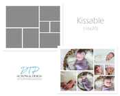 Image of 16x20 Kissable Storyboard Template