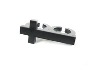 Image of Black double finger cross ring
