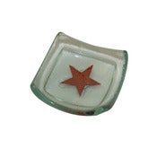 Image of Red Star Earring Dish (6cm)