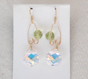 Image of fish lure inspired swavorski in Gold