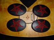 Image of Handmade Belt Buckle in Leather