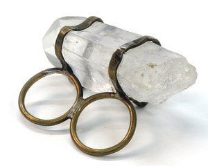 Image of Quartz Double Ring