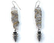 Image of Shard Crystal Spike Earrings