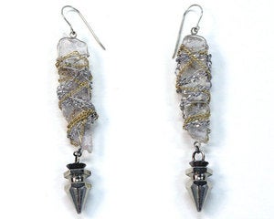 Image of Shard Crystal Spike Earrings