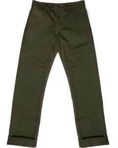 Image of West Point Olive Twill Miner Chinos