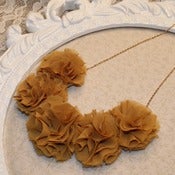Image of RESERVED: Gold Ruffle Necklace