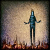 Image of 12x12" Panel Print - Drip Series - RobotC 2 Yellow