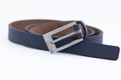 Image of Ash Blue 'Slim Jim' Leather Belt