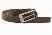 Image of Brown 'Slim Jim' Leather Belt