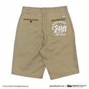 Image of Filter017 Embroidery Work Shorts_Khaki