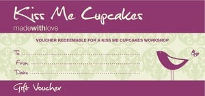 Image of Cupcake Workshop Gift Voucher