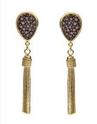 Image of Paige Earrings - Shagreen