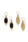 Image of EMERALD TAIL EARRINGS