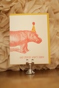 Image of Hippo with Hat
