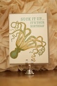 Image of Octopus Suck It Up Birthday