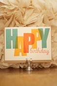Image of Happy Birthday Wood Type