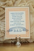 Image of Dad- "... and most important, World's Greatest Dad"