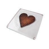 Image of Classic Mocha Heart Teapot Stand
