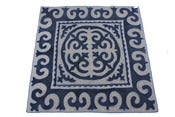 Image of 6'.2"*5'.4" shyrdak, blue and gray (23)